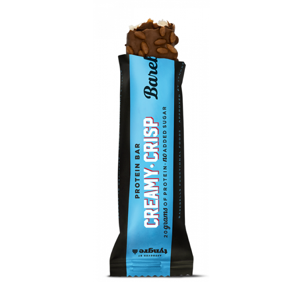Barebells Protein Snacks Bars Creamy Crisp - 12 Count, 1.9oz Bars 20g of  High Protein - Chocolate Protein Bar with 1g of Total Sugars - Perfect on  The