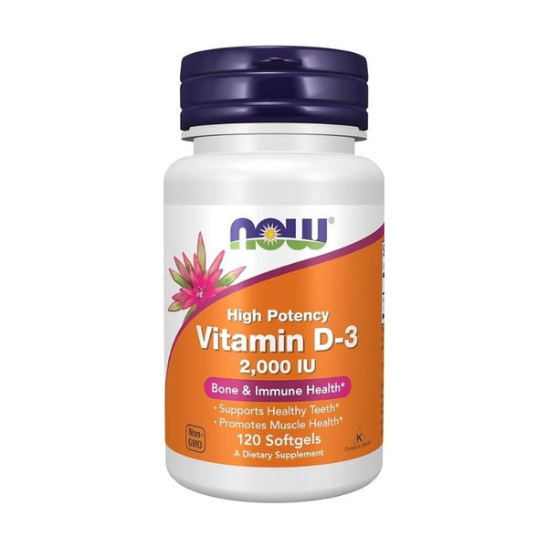 D3-vitamiin 2000 IU (120 pehmet geelkapslit)