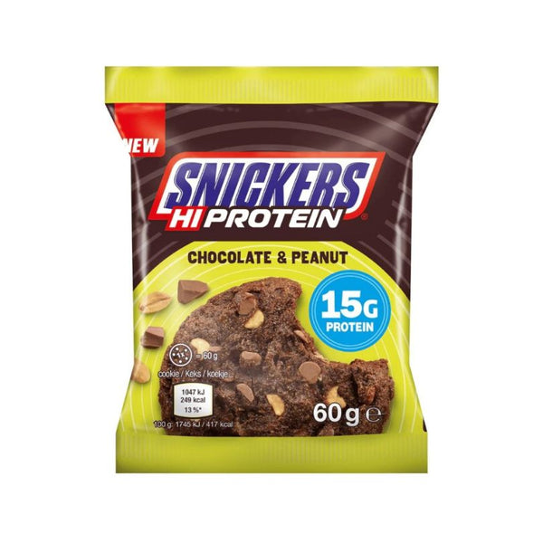 Snickers Hi-Protein proteiiniküpsis (60 g)