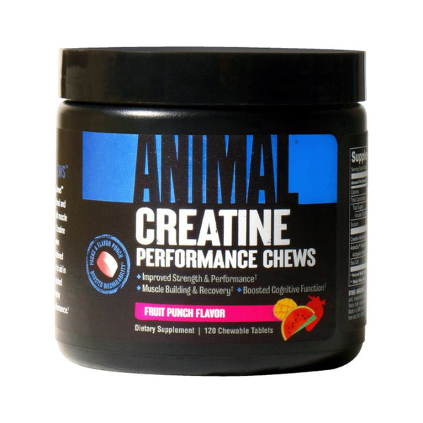 Universal® Creatine Chews (120 košļājamās tabletes) - Animal - Vitamins.lv