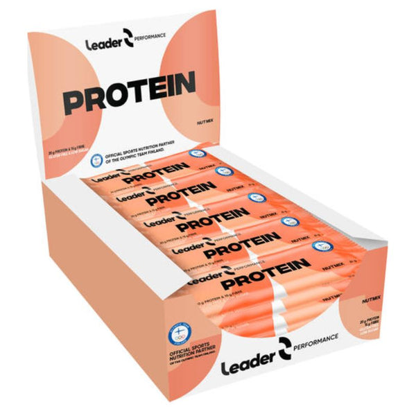 Leader Performance proteīna batoniņš (24 x 61 g)