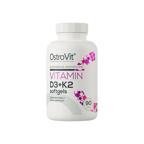 OstroVit D3 + K2 vitaminai (90 kapsulių)