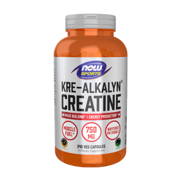 Kre - Alkalyn Kreatīns (120 kapsulas) - Now Foods - Vitamins.lv