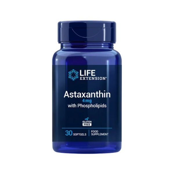 Astaksantiin 4 mg + fosfolipiidid (30 pehmet kapslit)