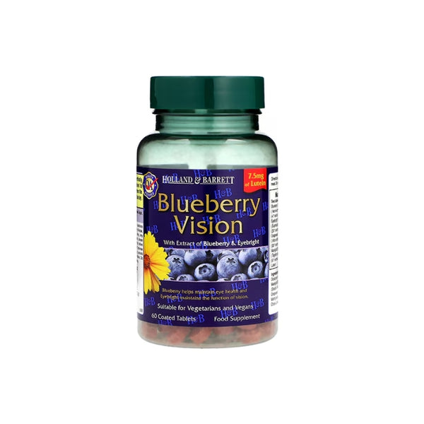 Blueberry Vision redzes veselībai (60 kapsulas)