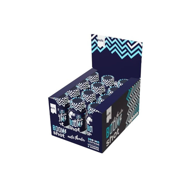 PULS BOOM! Pre - workout Shot (12 x 60 ml) - Puls Nutrition - Vitamins.lv
