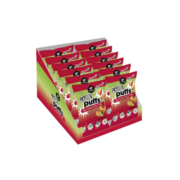 Protein Puffs (12 x 50 g) - GoFitness - Vitamins.lv