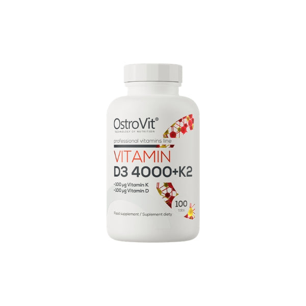 Vitaminas D3 4000 + K2 (100 tablečių)
