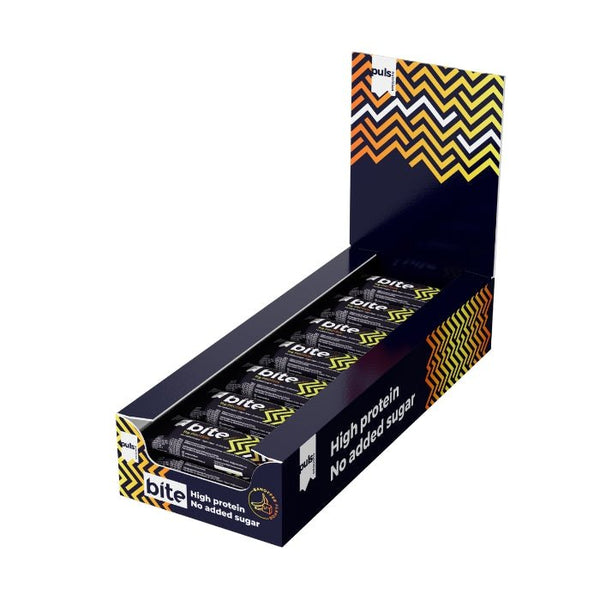 PULS BITE Proteīna batoniņš (24 x 35 g) - Puls Nutrition - Vitamins.lv