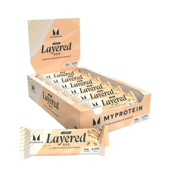 Crispy Layered Proteīna batoniņš (12 x 58 g) - MyProtein - Vitamins.lv