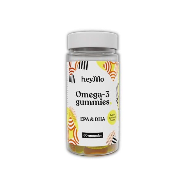 Omega-3 gummies (60 košļājamās tabletes)  HeyMo.