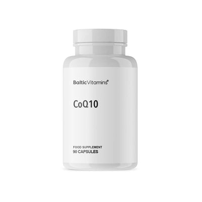 Koenzīms Q10 50 mg (90 kapsulas)  BalticVitamins.